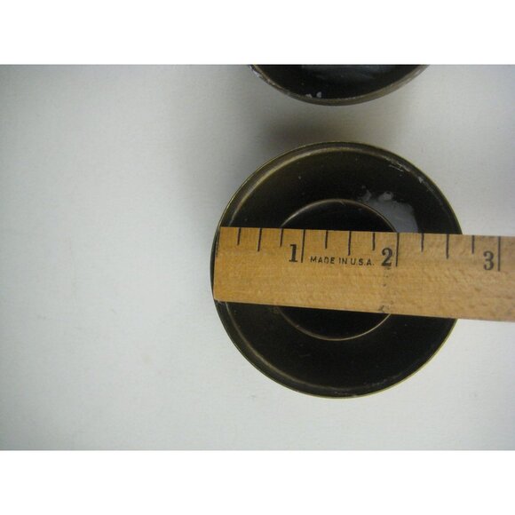 Brass Travel Jewish Candle Holder Star Of David Compact Round Lid Israel - Picture 6 of 13